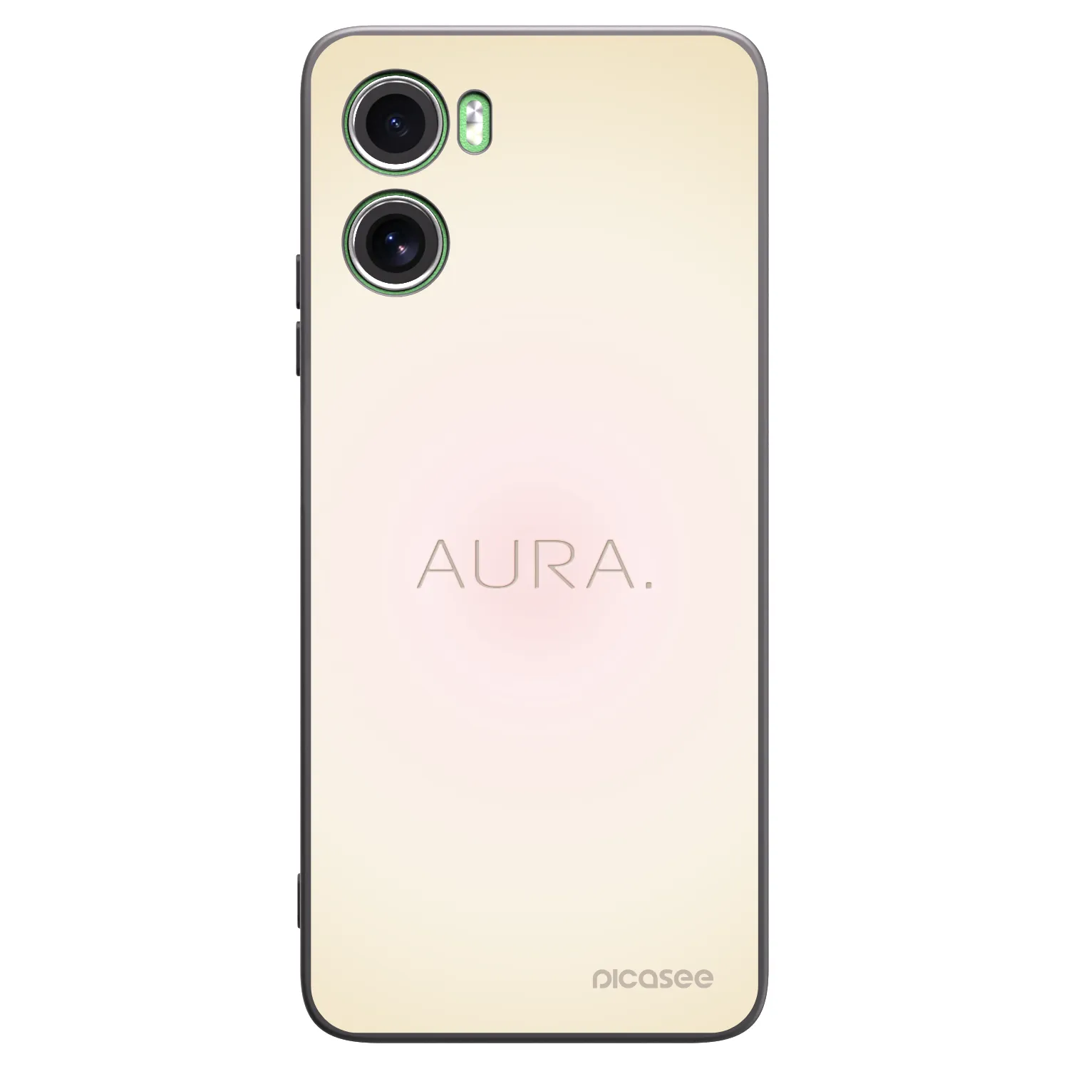 Picasee Μαύρη θήκη σιλικόνης για Motorola Moto G06 - Aura