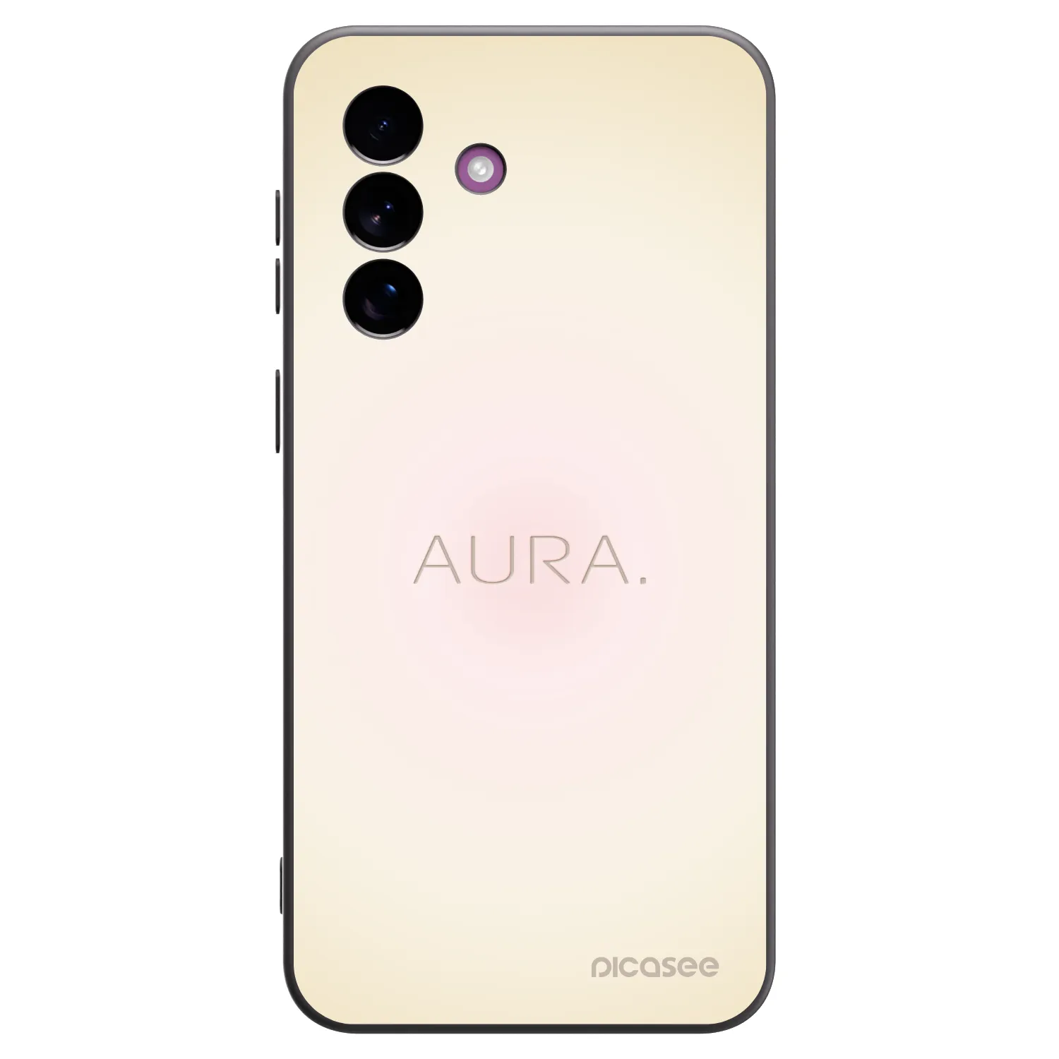 Picasee Μαύρη θήκη σιλικόνης για Samsung Galaxy A37 - Aura