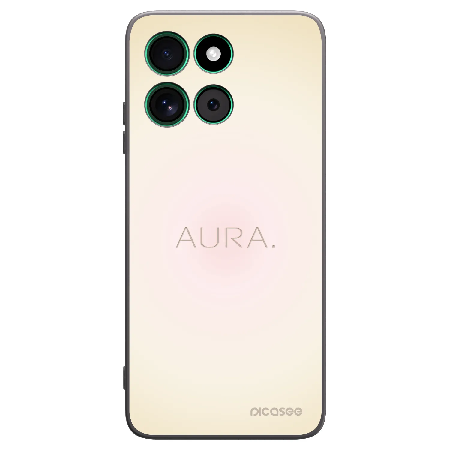 Picasee Μαύρη θήκη σιλικόνης για Motorola Moto G57 Power - Aura