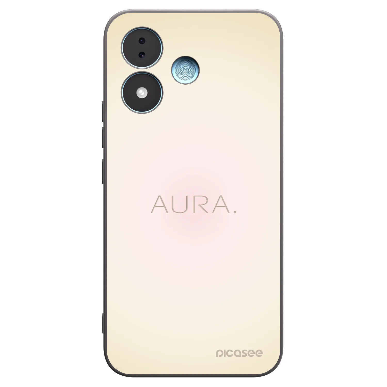 Picasee Μαύρη θήκη σιλικόνης για Xiaomi Redmi Note 17 5G - Aura