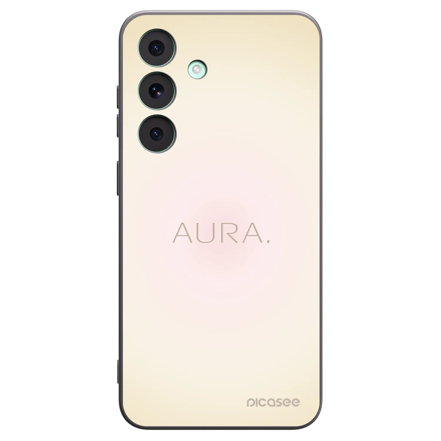 Picasee Μαύρη θήκη σιλικόνης για Samsung Galaxy S26 FE - Aura