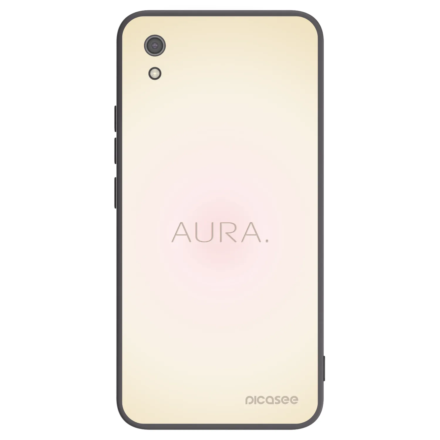 Picasee Μαύρη θήκη σιλικόνης για Xiaomi Redmi 7A - Aura