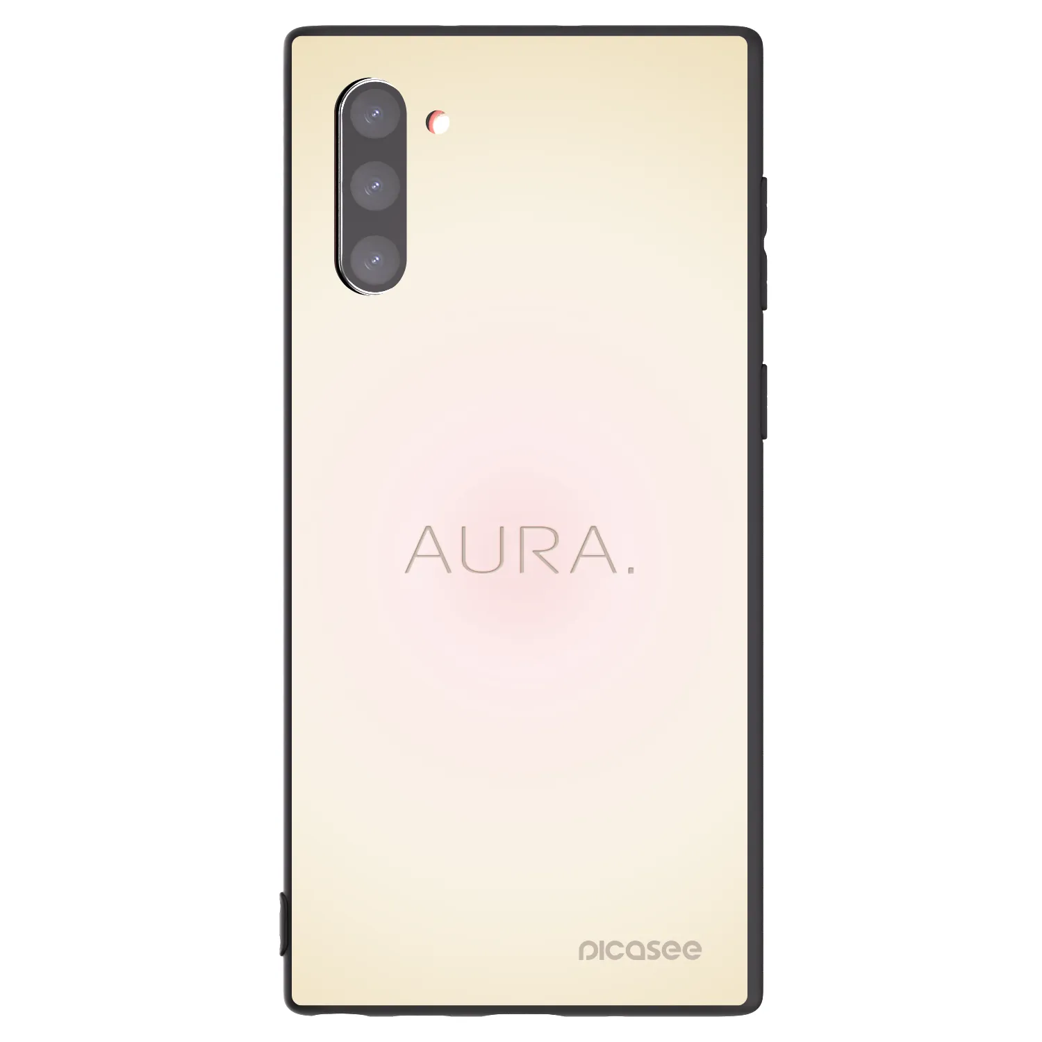 Picasee Μαύρη θήκη σιλικόνης για Samsung Galaxy Note 10 N970F - Aura