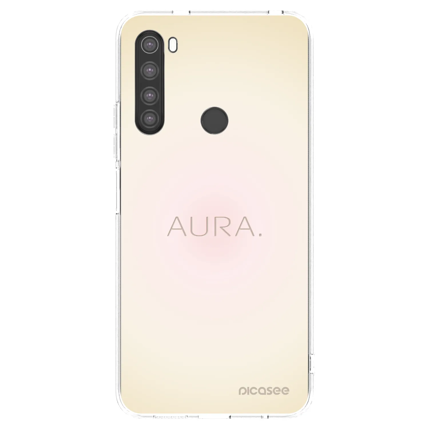 Picasee διαφανής θήκη σιλικόνης Xiaomi Redmi Note 8 - Aura