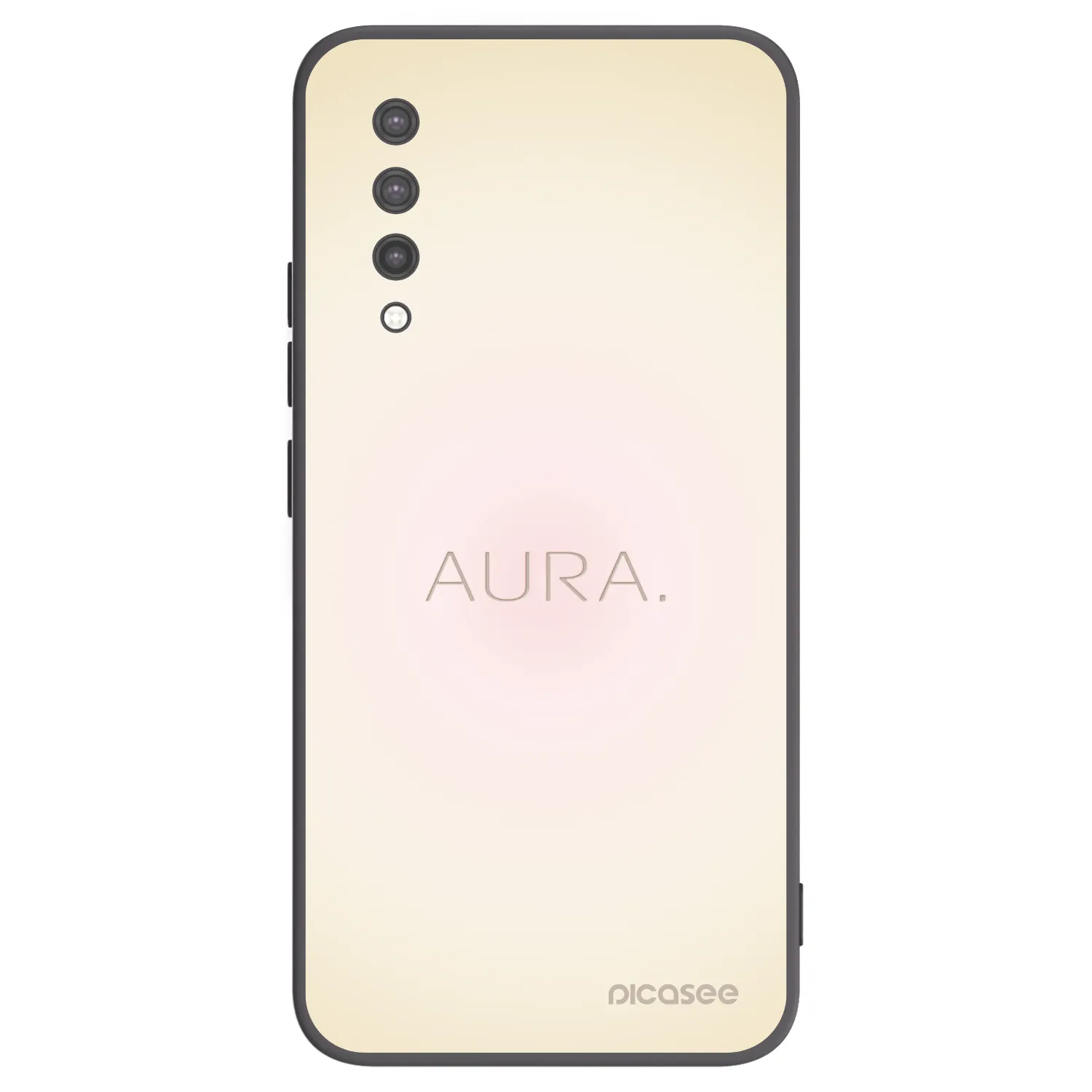 Picasee Μαύρη θήκη σιλικόνης για Xiaomi Mi 9 Lite - Aura