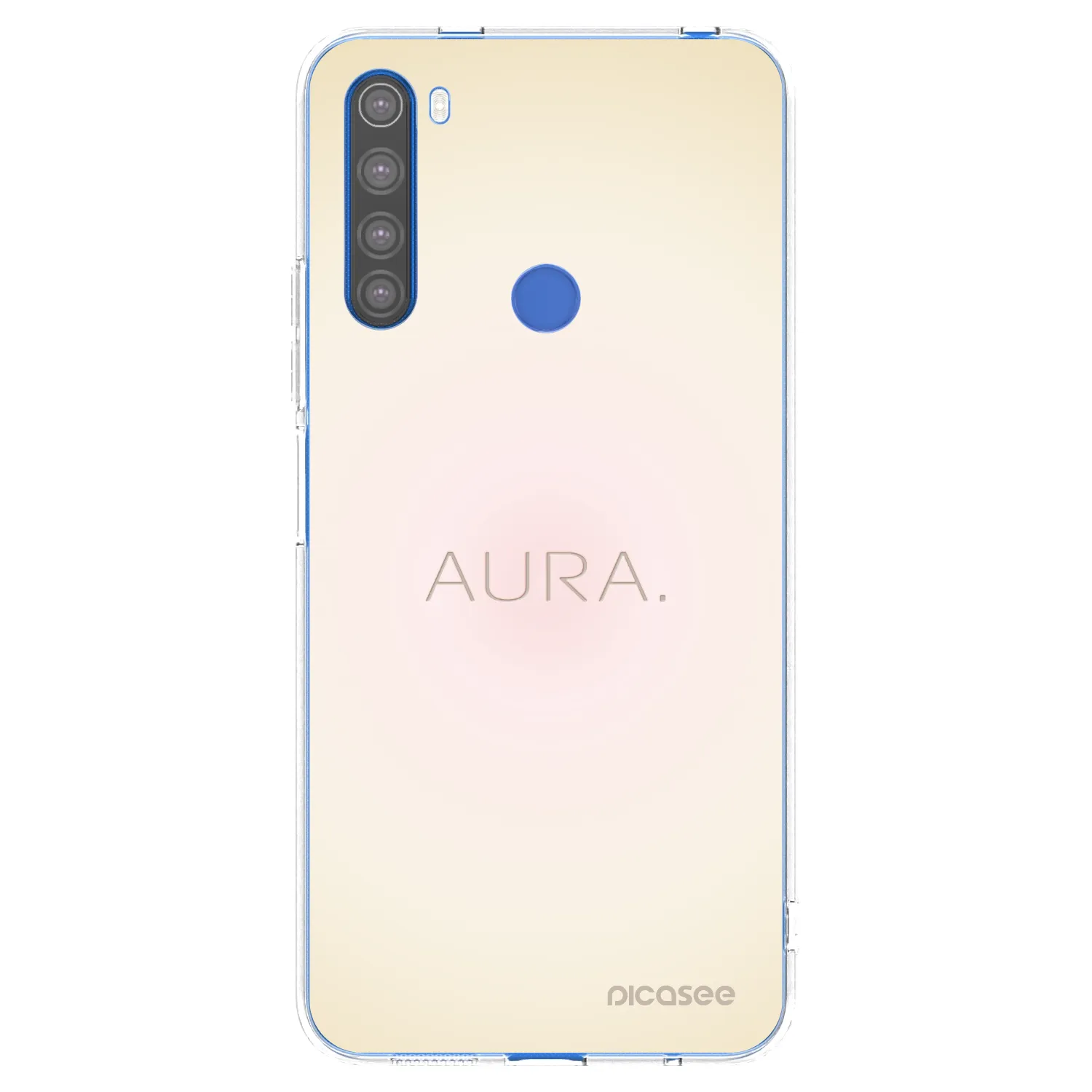 Picasee διαφανής θήκη σιλικόνης Xiaomi Redmi Note 8T - Aura