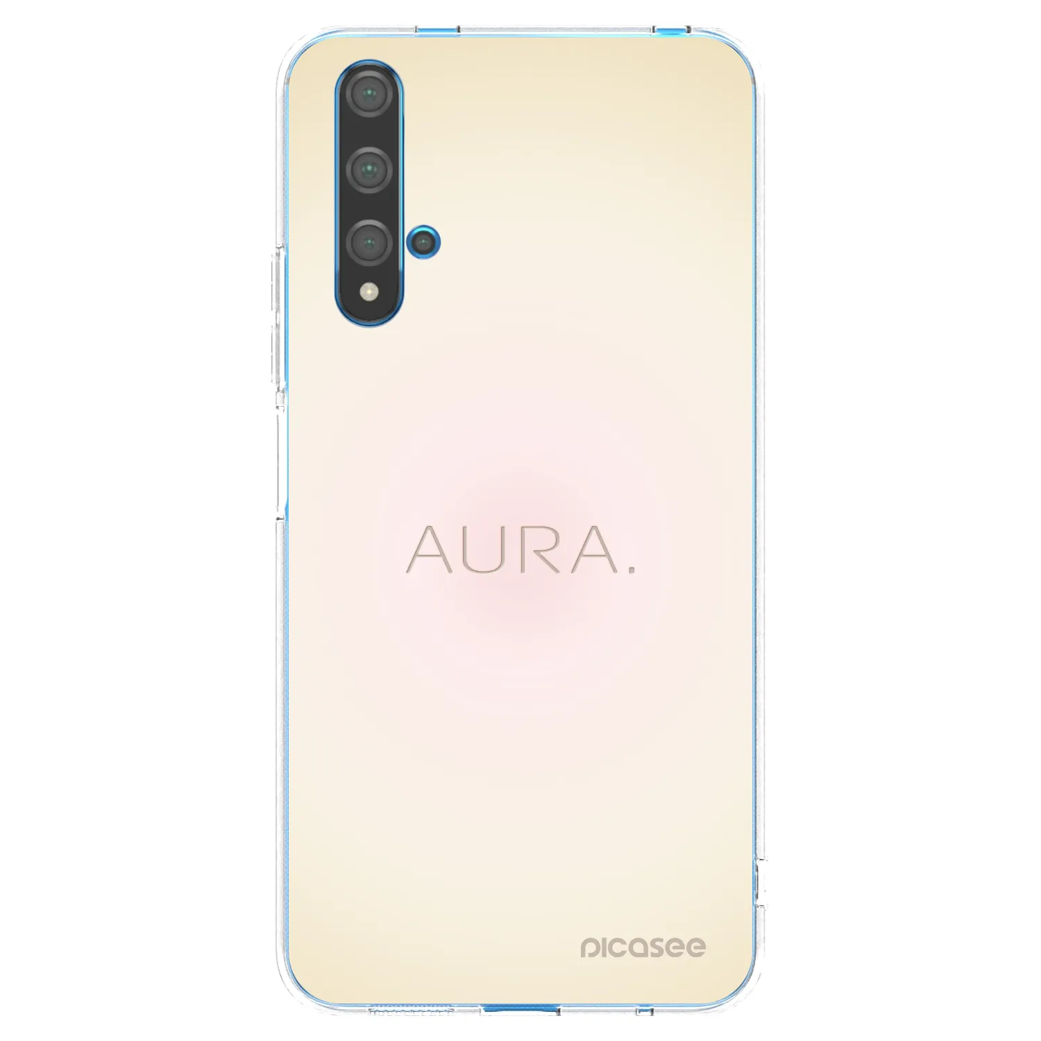 Picasee διαφανής θήκη σιλικόνης Huawei Nova 5T - Aura