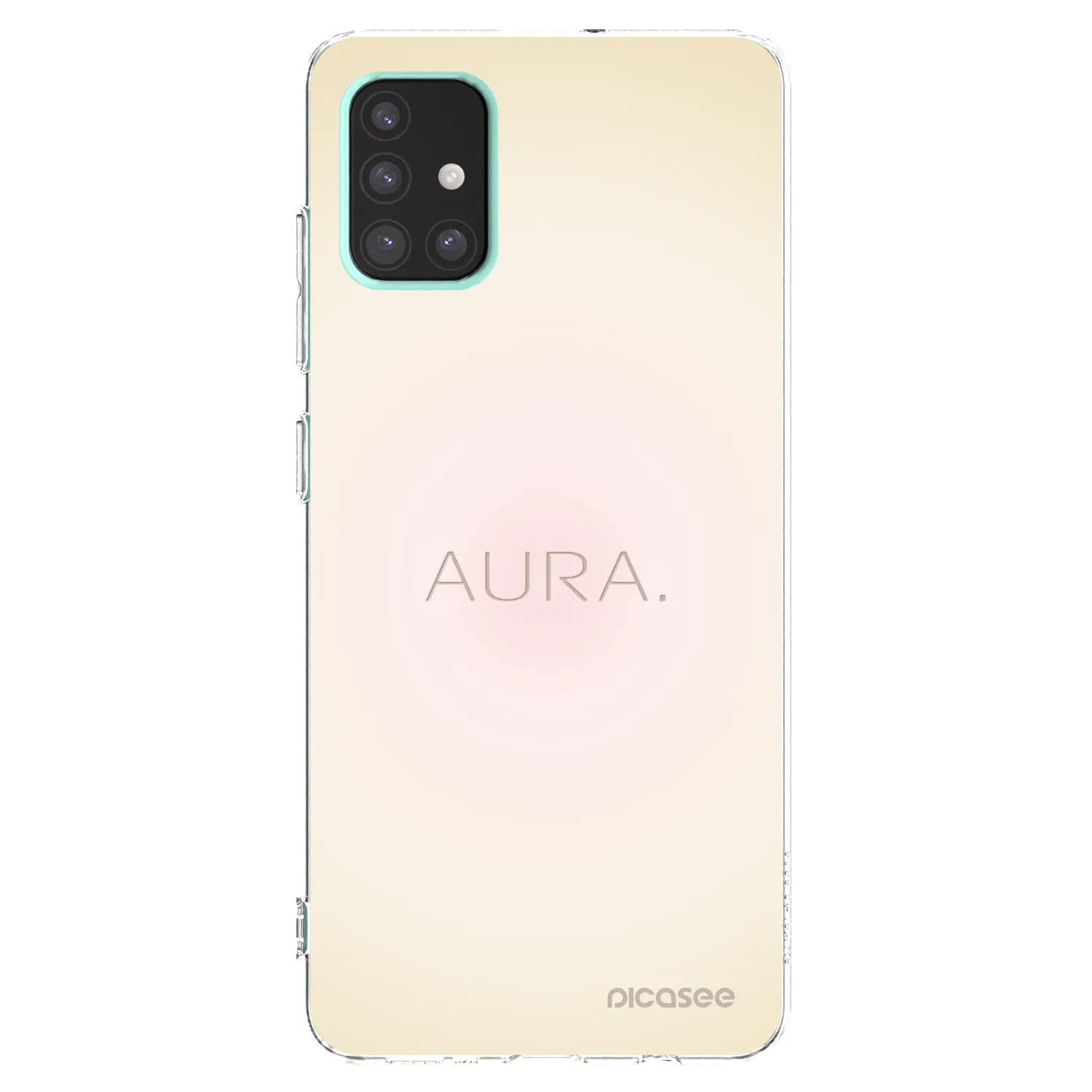 Picasee διαφανής θήκη σιλικόνης Samsung Galaxy A51 A515F - Aura