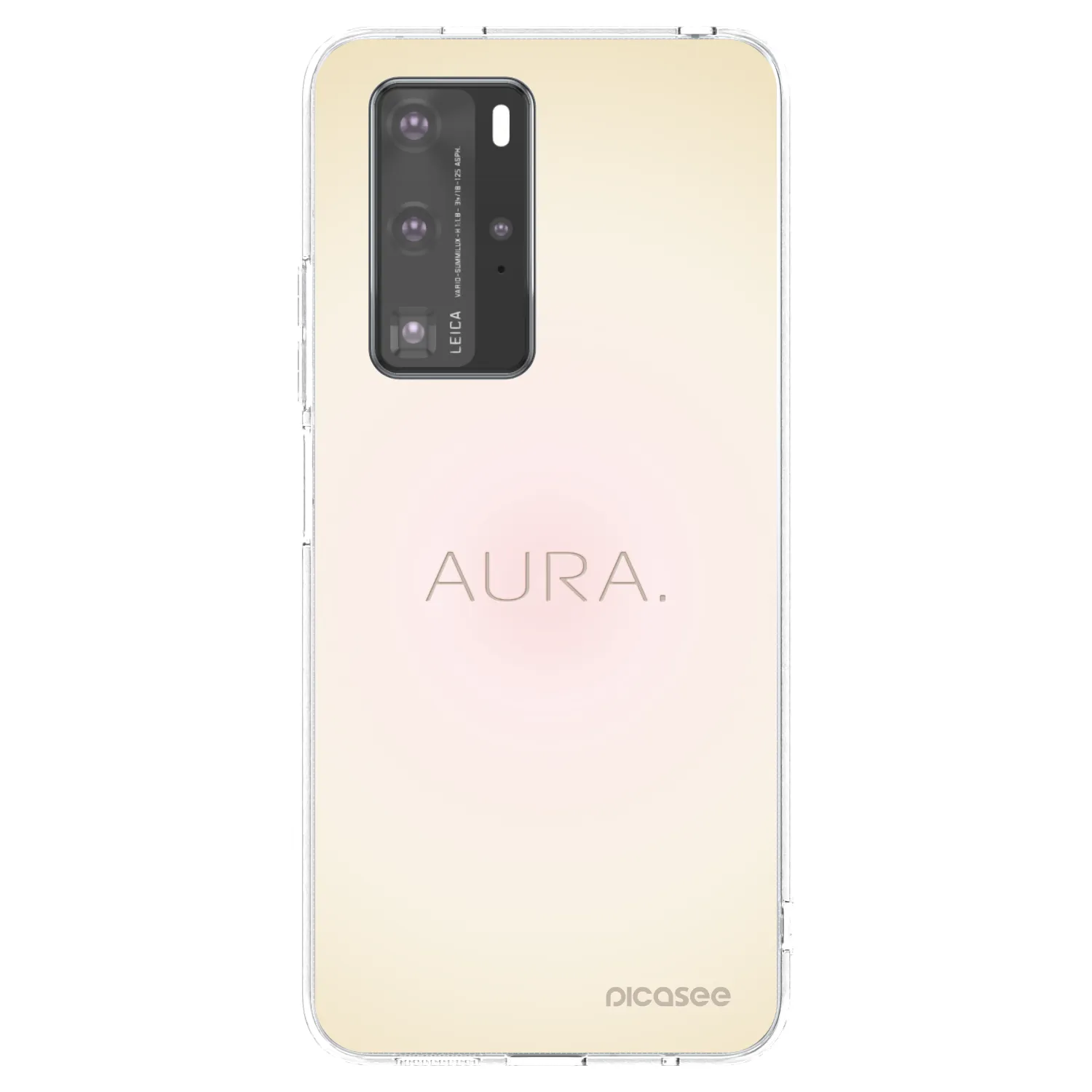 Picasee διαφανής θήκη σιλικόνης Huawei P40 Pro - Aura