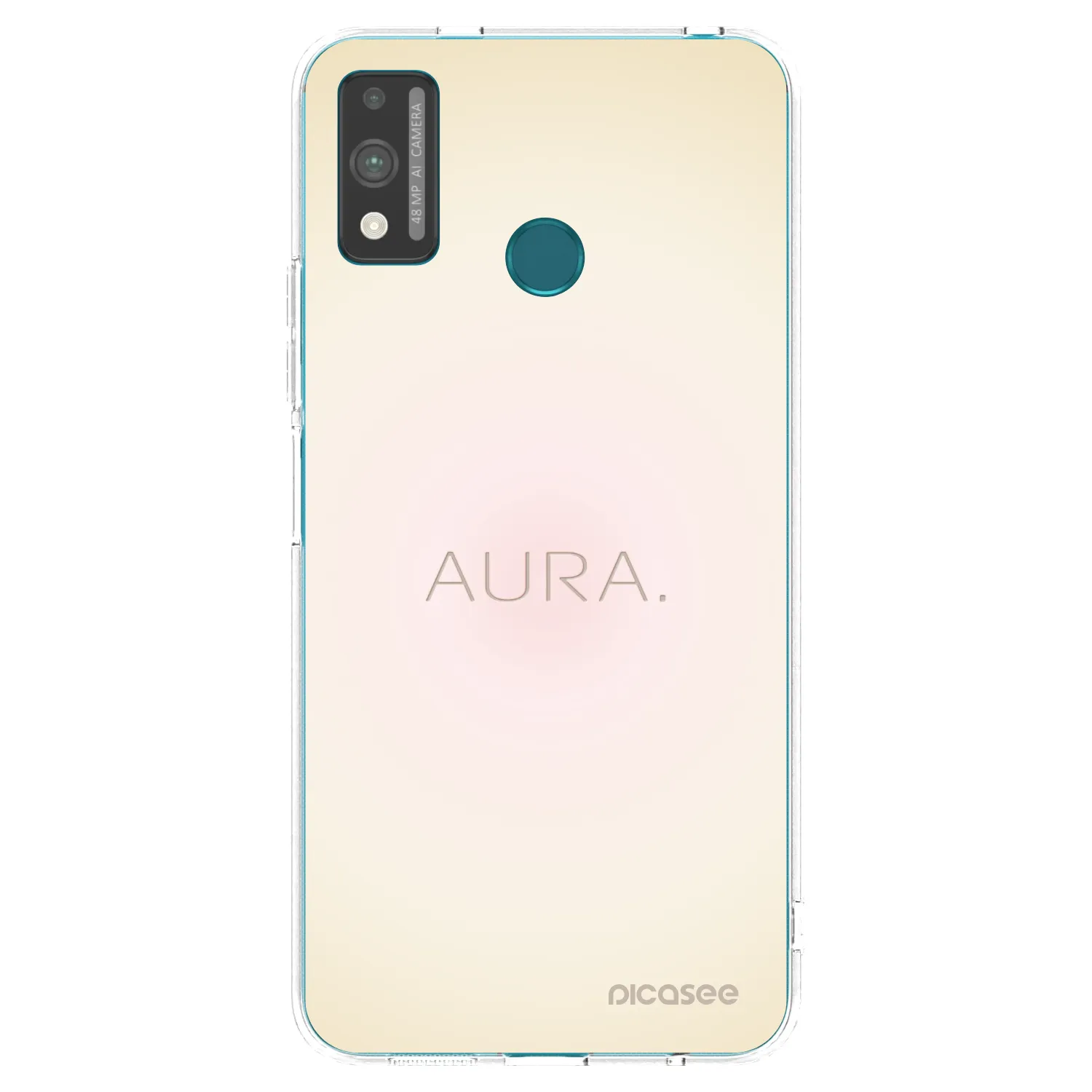 Picasee διαφανής θήκη σιλικόνης Honor 9X Lite - Aura