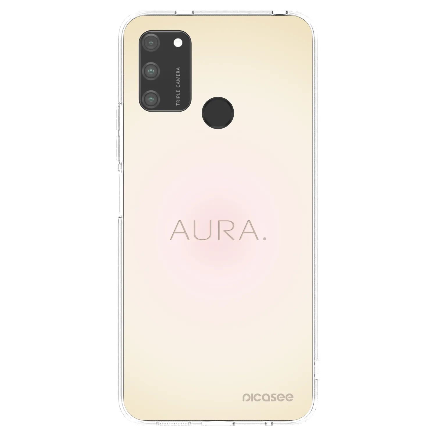 Picasee διαφανής θήκη σιλικόνης Honor 9A - Aura