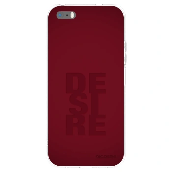 Picasee διαφανής θήκη σιλικόνης Apple iPhone 5/5S/SE - Desire