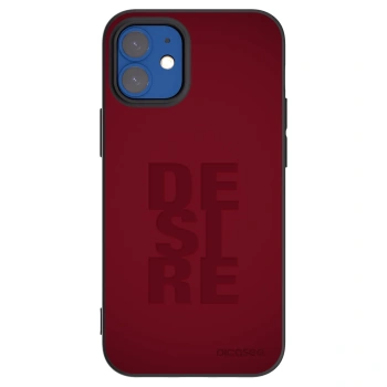 Picasee Μαύρη θήκη σιλικόνης για Apple iPhone 12 mini - Desire