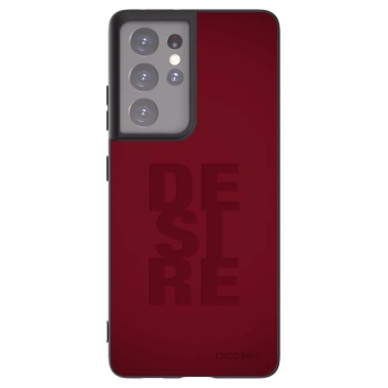 Picasee Μαύρη θήκη σιλικόνης για Samsung Galaxy S21 Ultra 5G G998B - Desire