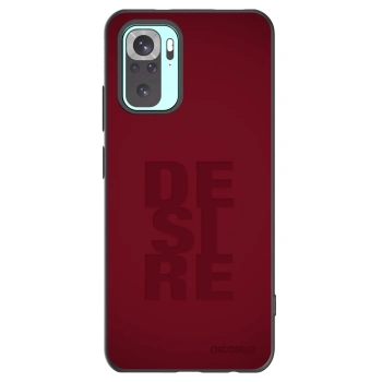 Picasee Μαύρη θήκη σιλικόνης για Xiaomi Redmi Note 10 Pro - Desire