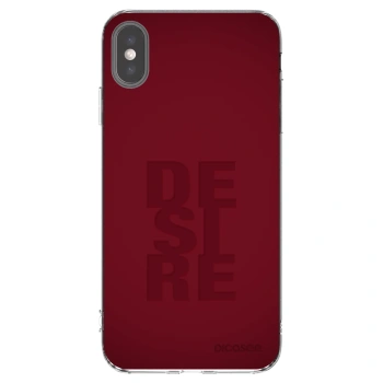 Picasee διαφανής θήκη σιλικόνης Apple iPhone XS Max - Desire