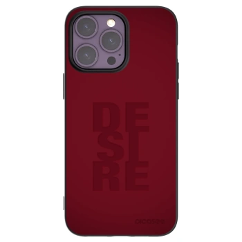 Picasee Μαύρη θήκη σιλικόνης για Apple iPhone 14 Pro Max - Desire