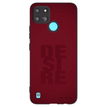 Picasee Μαύρη θήκη σιλικόνης για Realme C21Y - Desire