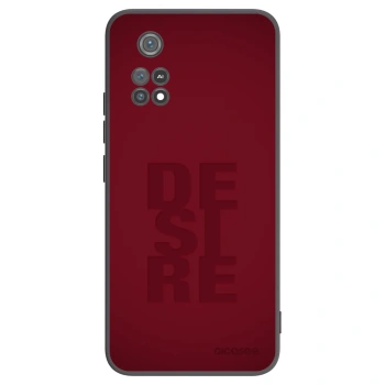Picasee Μαύρη θήκη σιλικόνης για Xiaomi Poco M4 Pro - Desire
