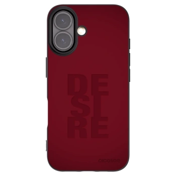 Picasee Μαύρη θήκη σιλικόνης για Apple iPhone 16 - Desire