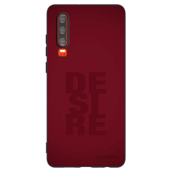Picasee Μαύρη θήκη σιλικόνης για Huawei P30 - Desire