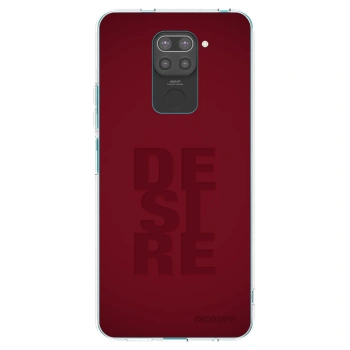 Picasee Μαύρη θήκη σιλικόνης για Xiaomi Redmi Note 9 - Desire