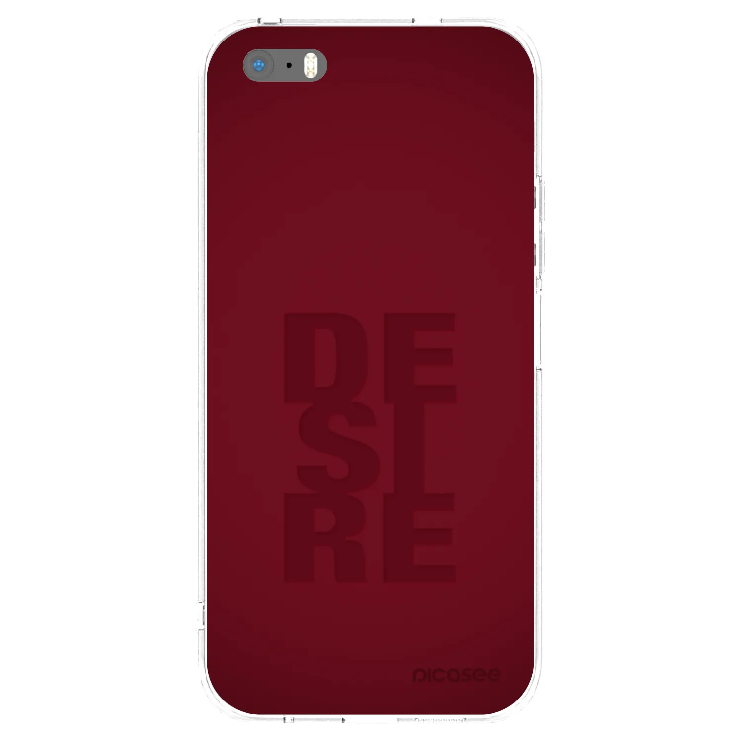 Picasee διαφανής θήκη σιλικόνης Apple iPhone 5/5S/SE - Desire
