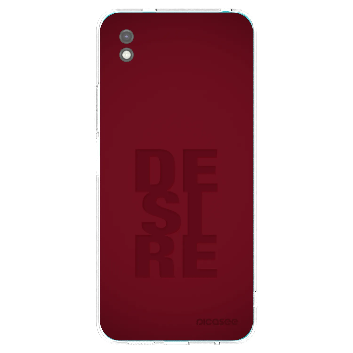 Picasee Μαύρη θήκη σιλικόνης για Xiaomi Redmi 9A - Desire