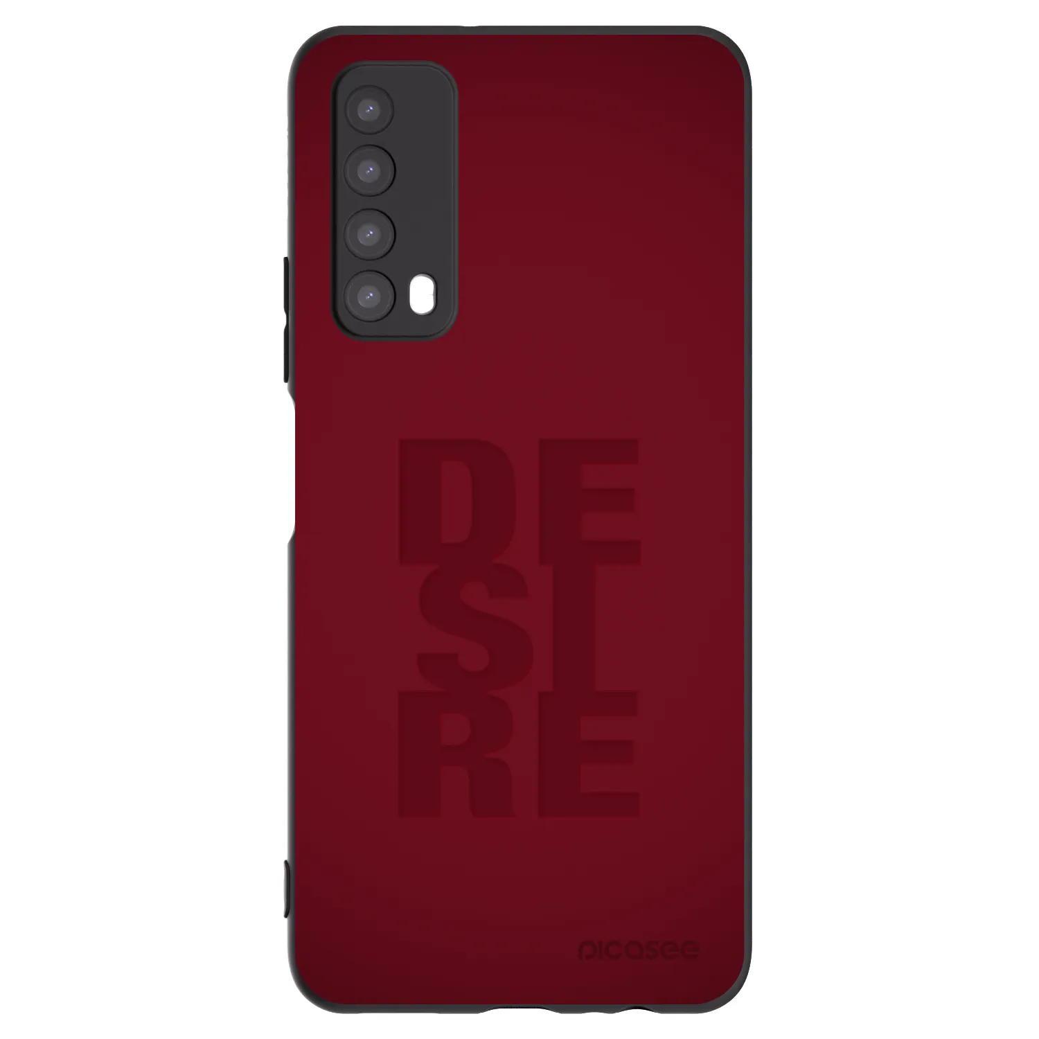 Picasee Μαύρη θήκη σιλικόνης για Huawei P Smart 2021 - Desire
