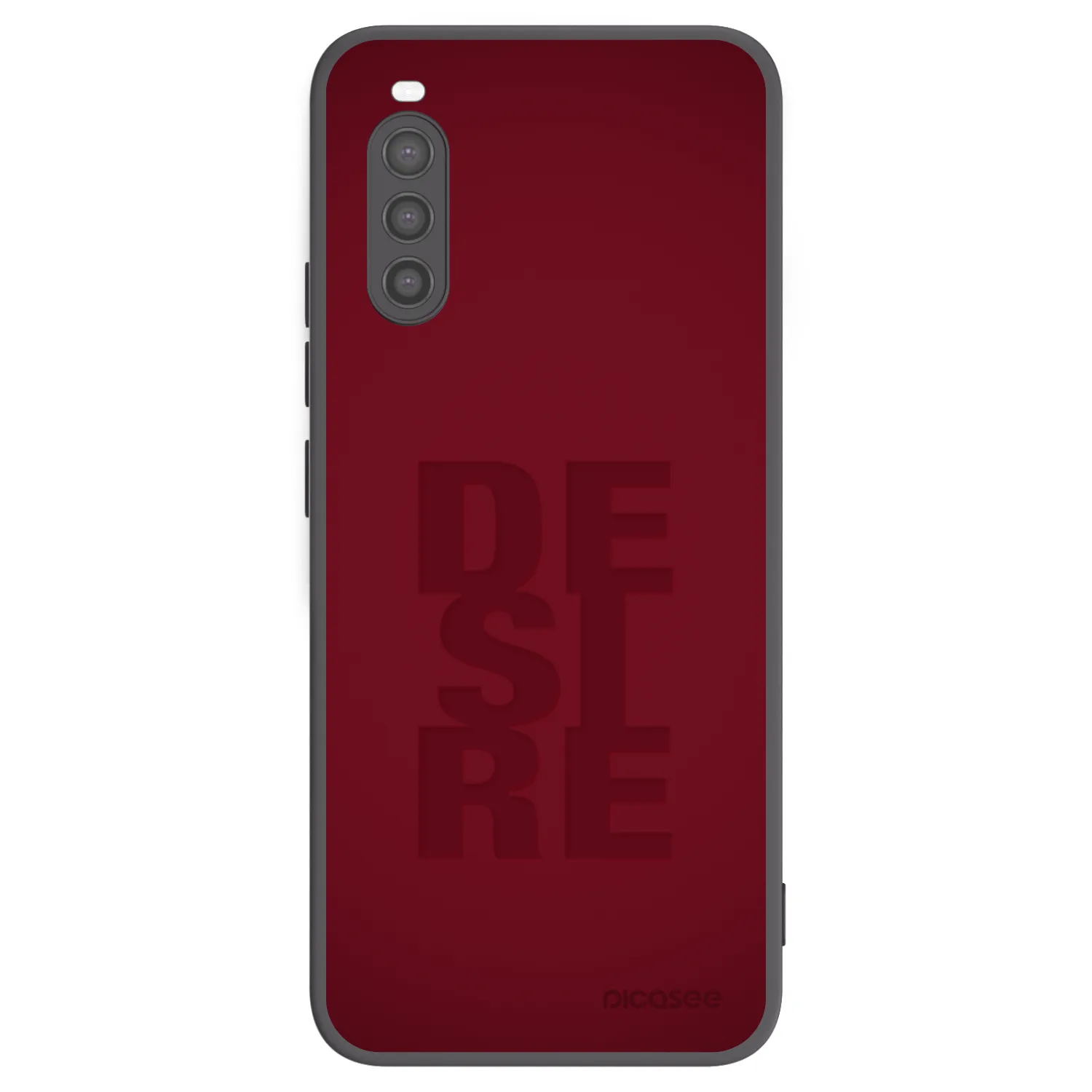 Picasee Μαύρη θήκη σιλικόνης για Sony Xperia 10 II - Desire