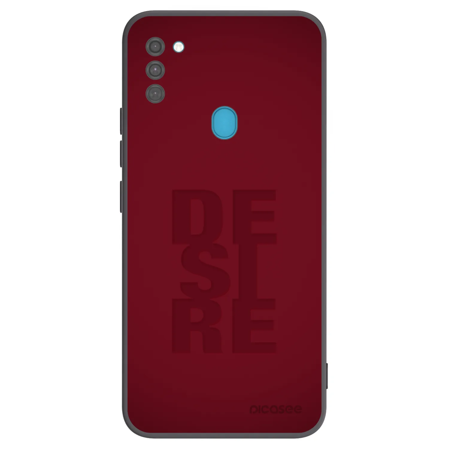 Picasee Μαύρη θήκη σιλικόνης για Samsung Galaxy M11 - Desire