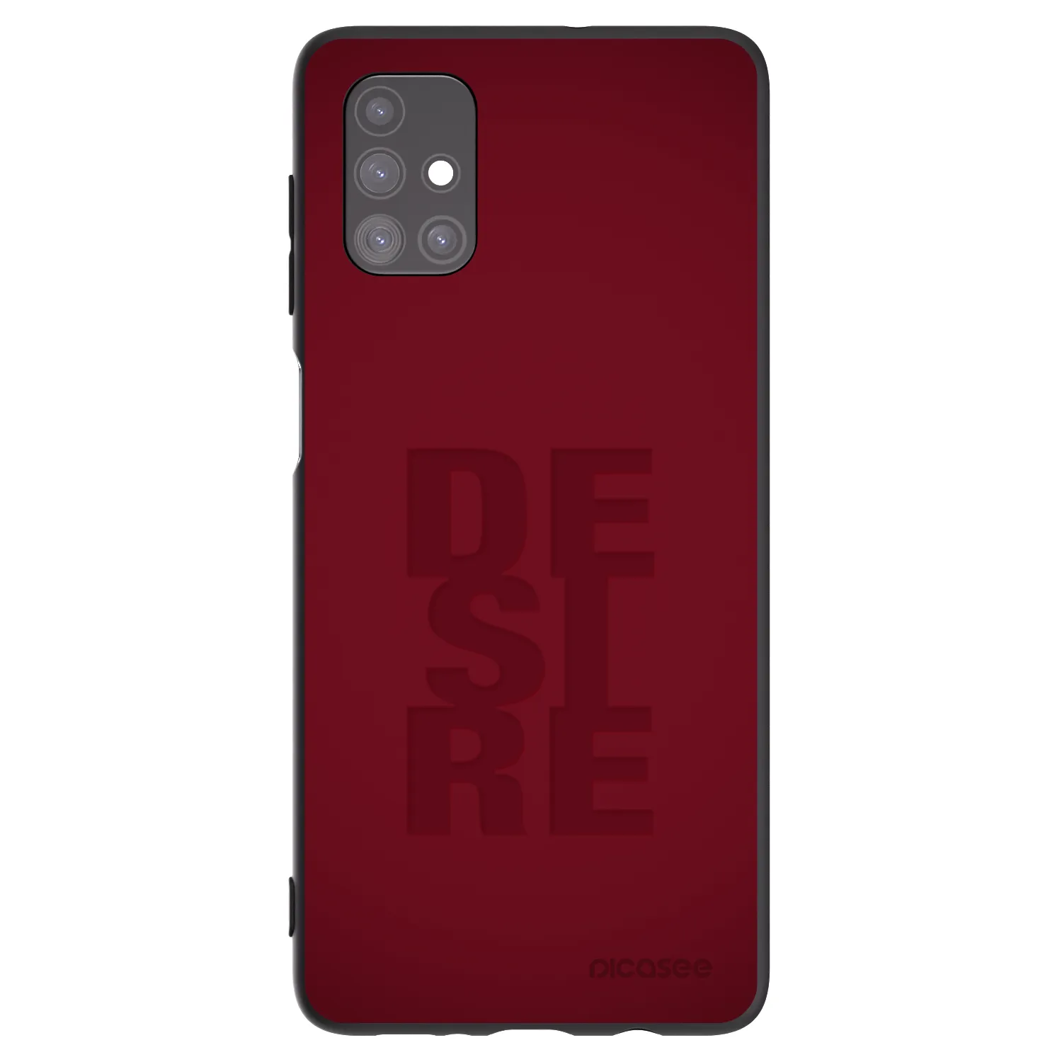 Picasee Μαύρη θήκη σιλικόνης για Samsung Galaxy M51 M515F - Desire