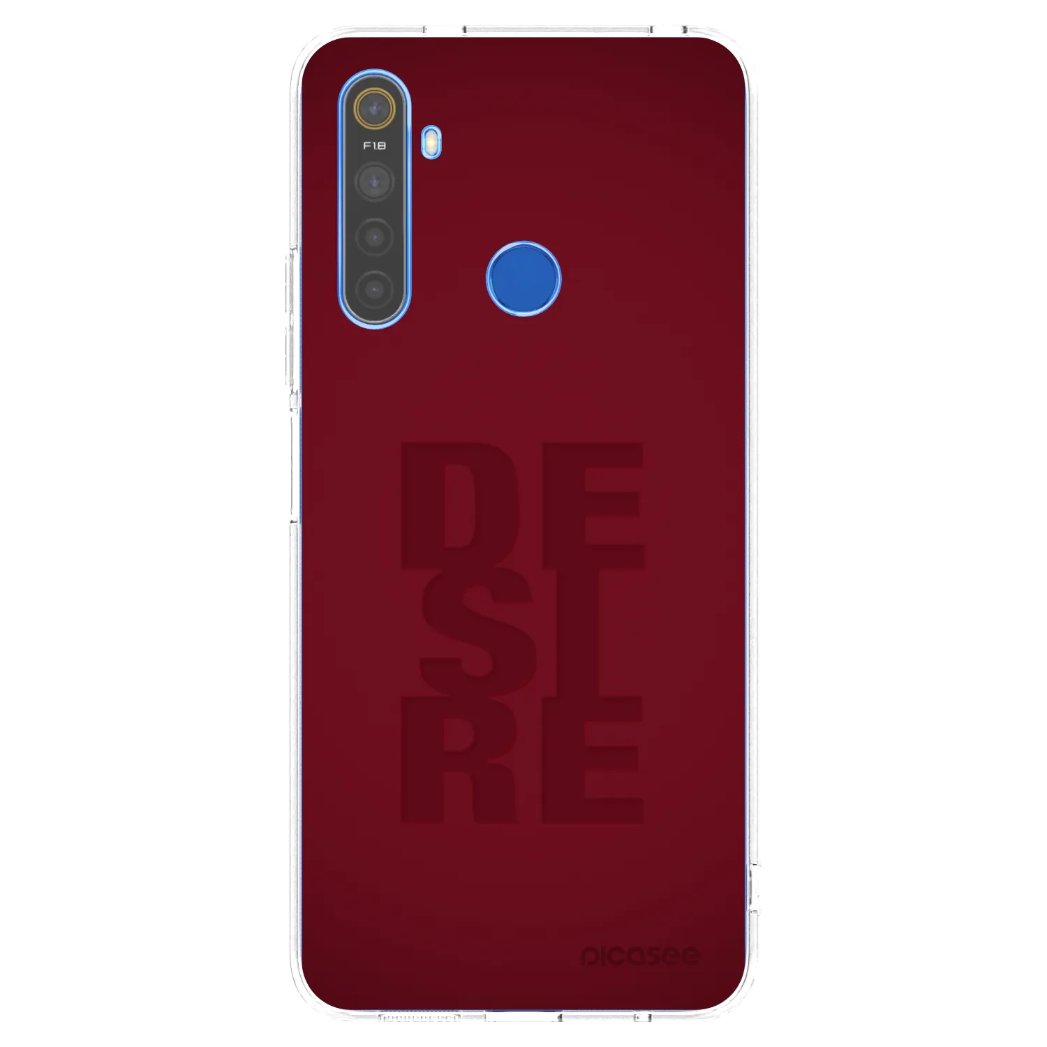 Picasee διαφανής θήκη σιλικόνης Realme 5 - Desire