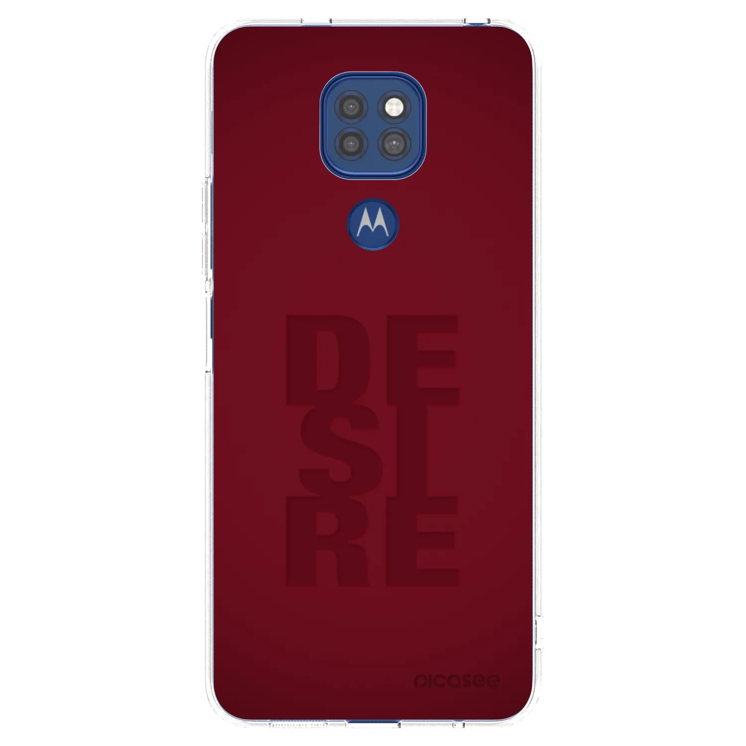 Picasee διαφανής θήκη σιλικόνης Motorola Moto G9 Play - Desire