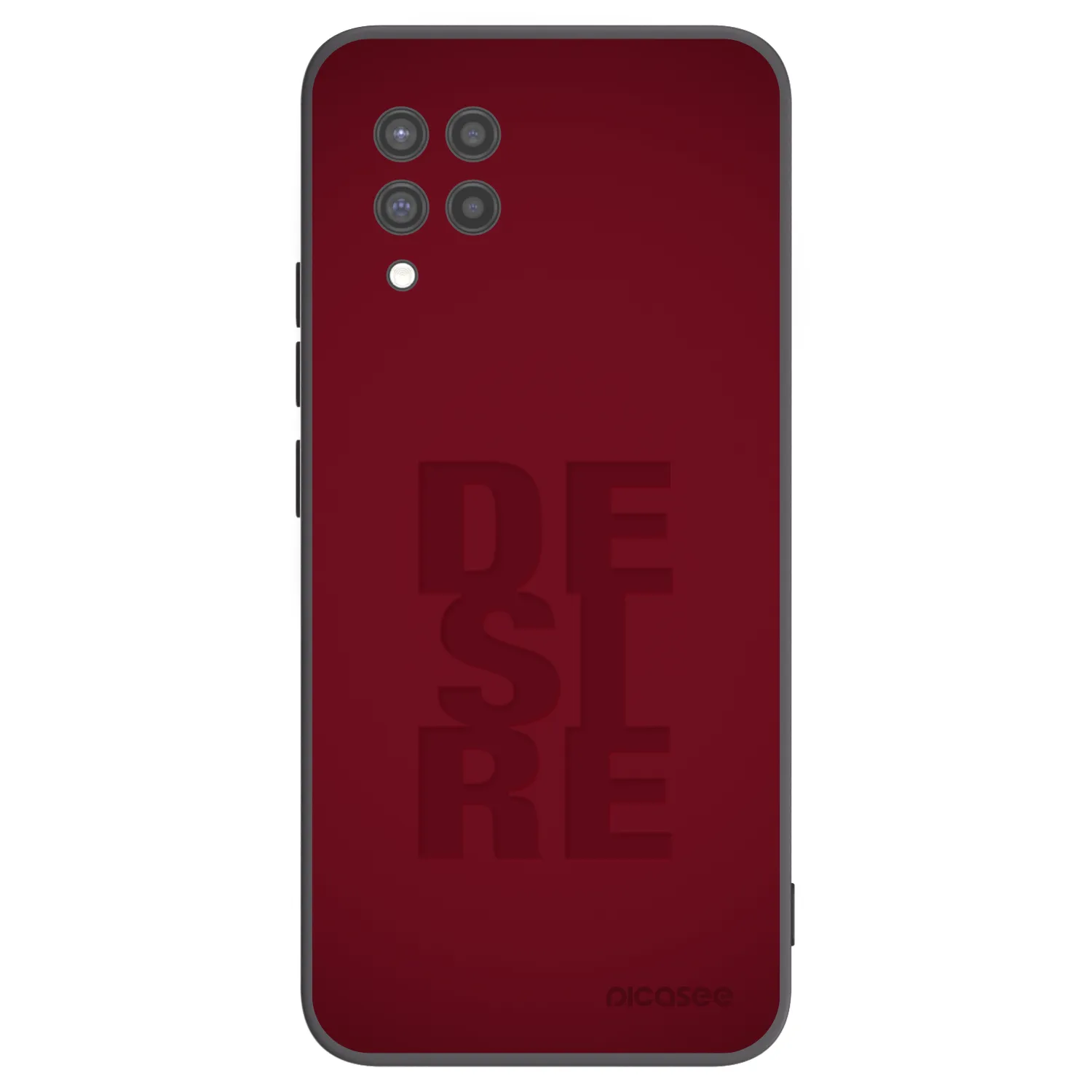 Picasee Μαύρη θήκη σιλικόνης για Samsung Galaxy A42 A426B - Desire