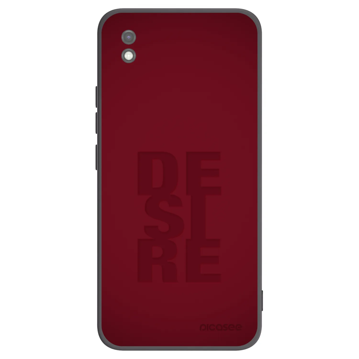 Picasee Μαύρη θήκη σιλικόνης για Xiaomi Redmi 9AT - Desire