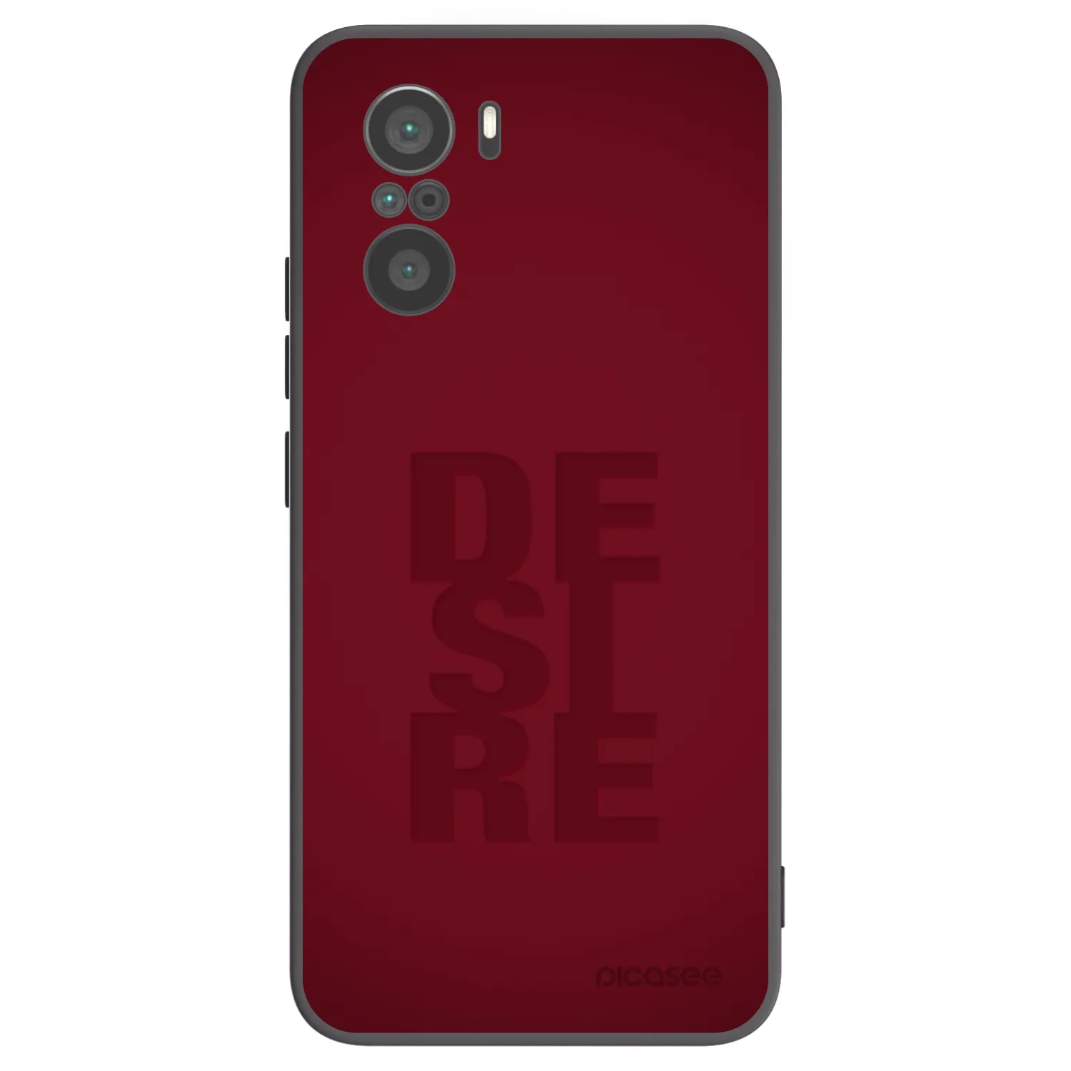 Picasee Μαύρη θήκη σιλικόνης για Xiaomi Poco F3 - Desire
