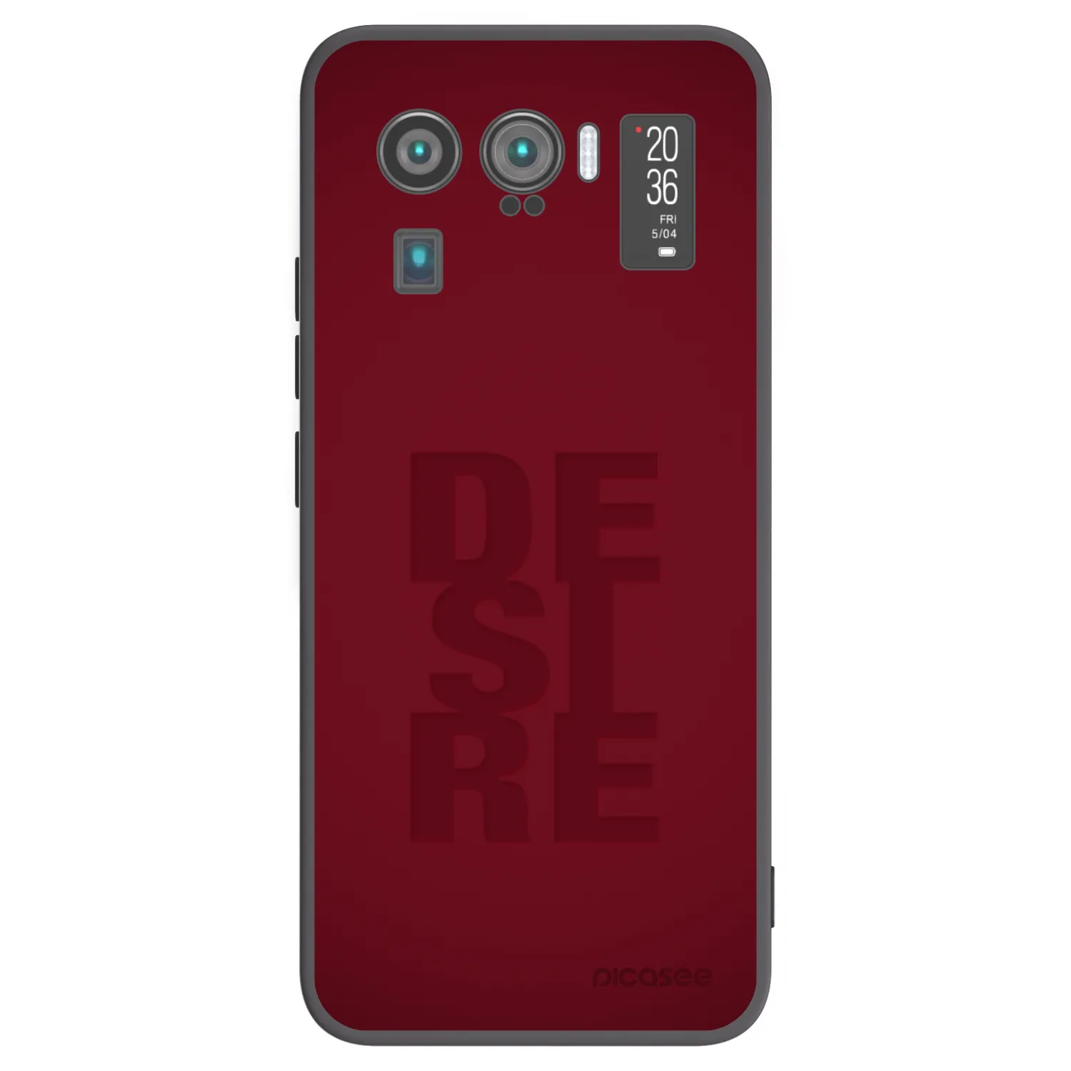 Picasee Μαύρη θήκη σιλικόνης για Xiaomi Mi 11 Ultra - Desire