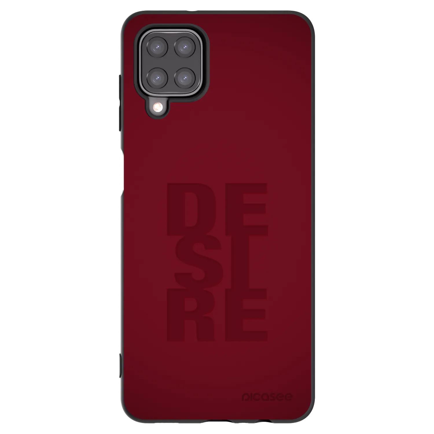 Picasee Μαύρη θήκη σιλικόνης για Samsung Galaxy M12 M127F - Desire
