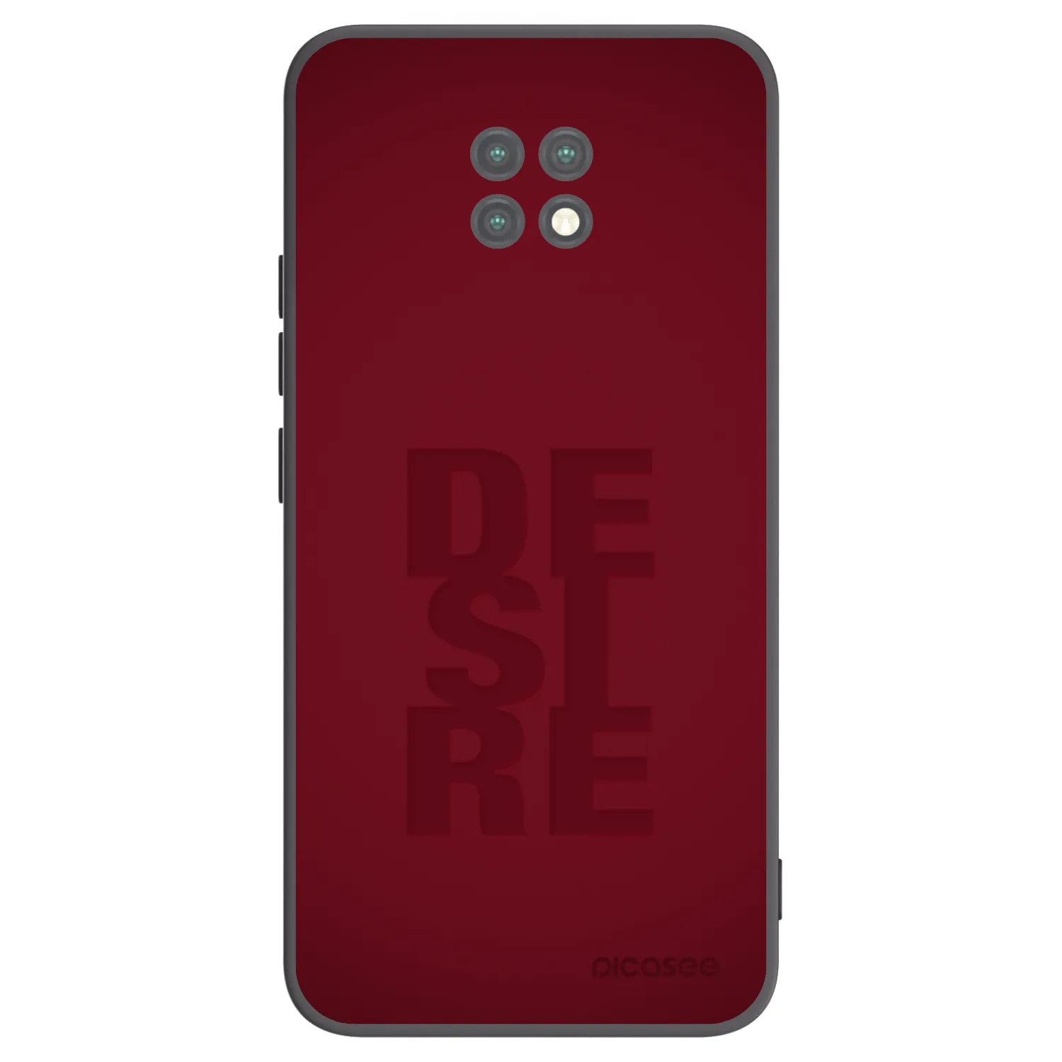 Picasee Μαύρη θήκη σιλικόνης για Xiaomi Redmi Note 9T - Desire