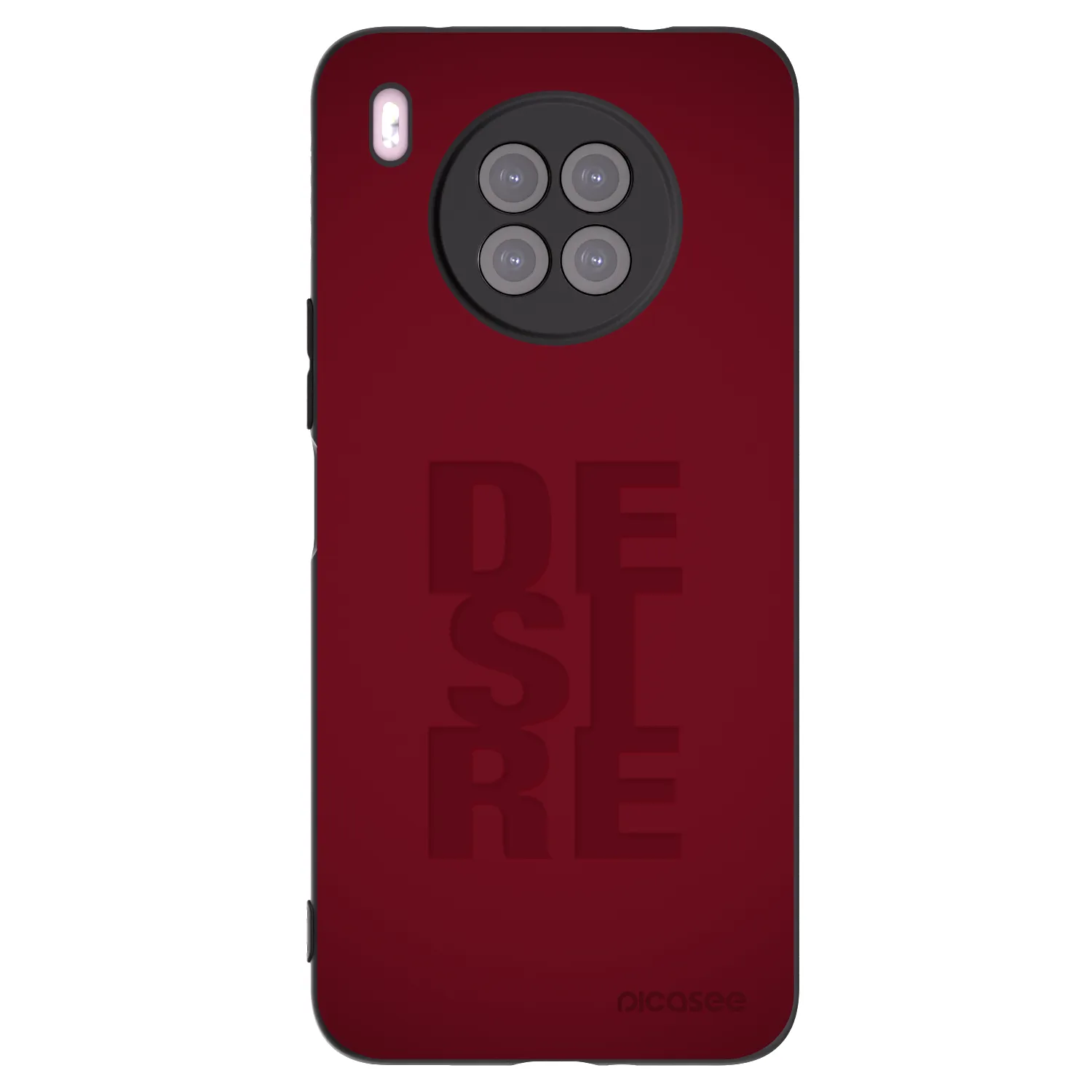 Picasee Μαύρη θήκη σιλικόνης για Huawei Nova 8i - Desire