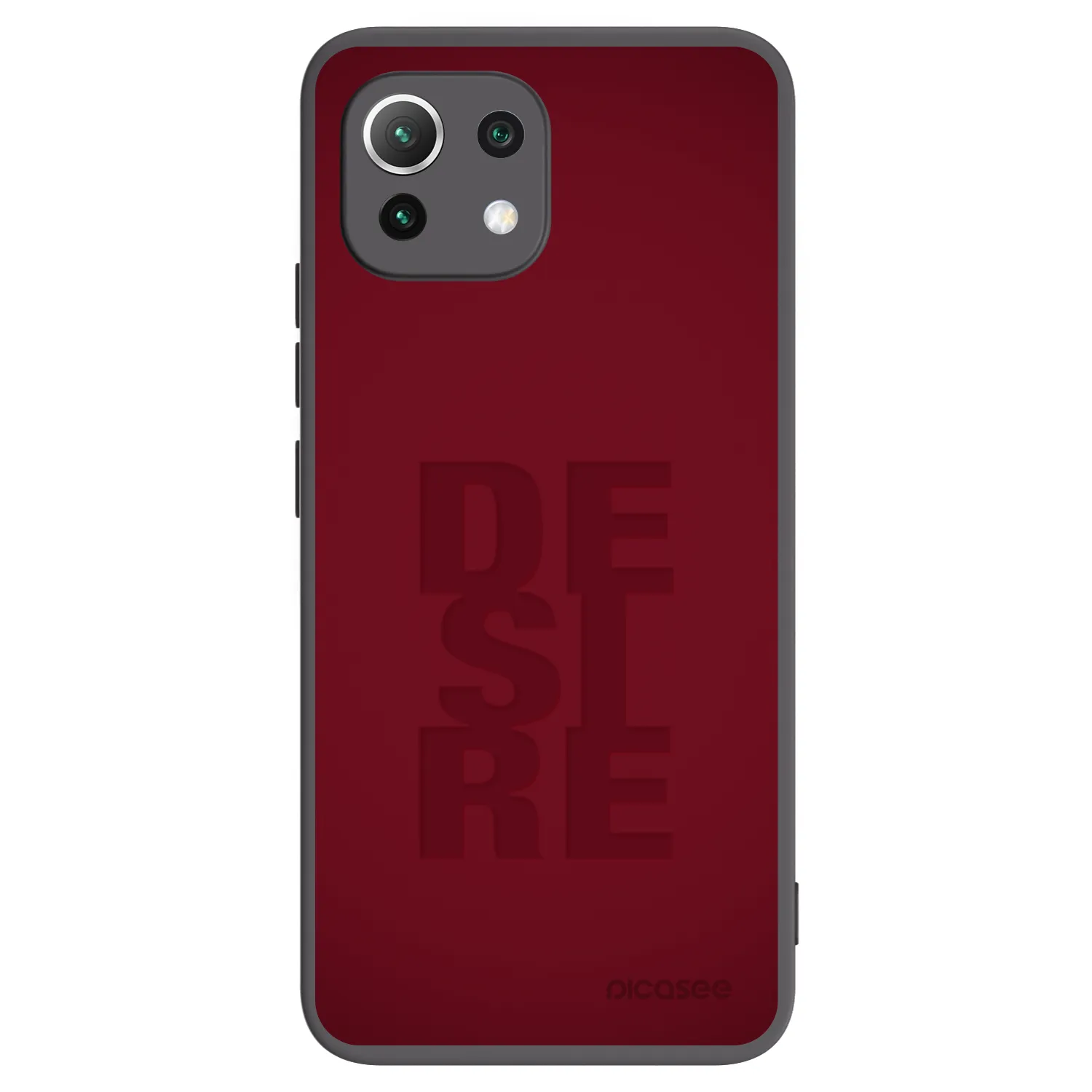 Picasee Μαύρη θήκη σιλικόνης για Xiaomi 11 Lite 5G NE - Desire