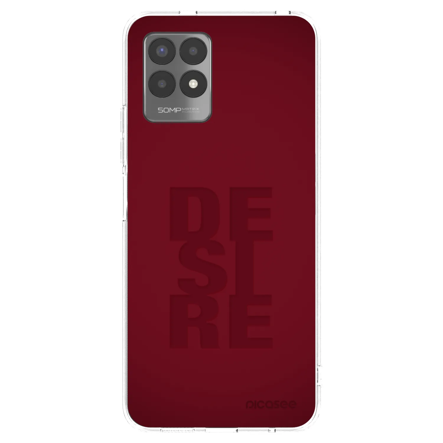 Picasee διαφανής θήκη σιλικόνης Realme 8i - Desire