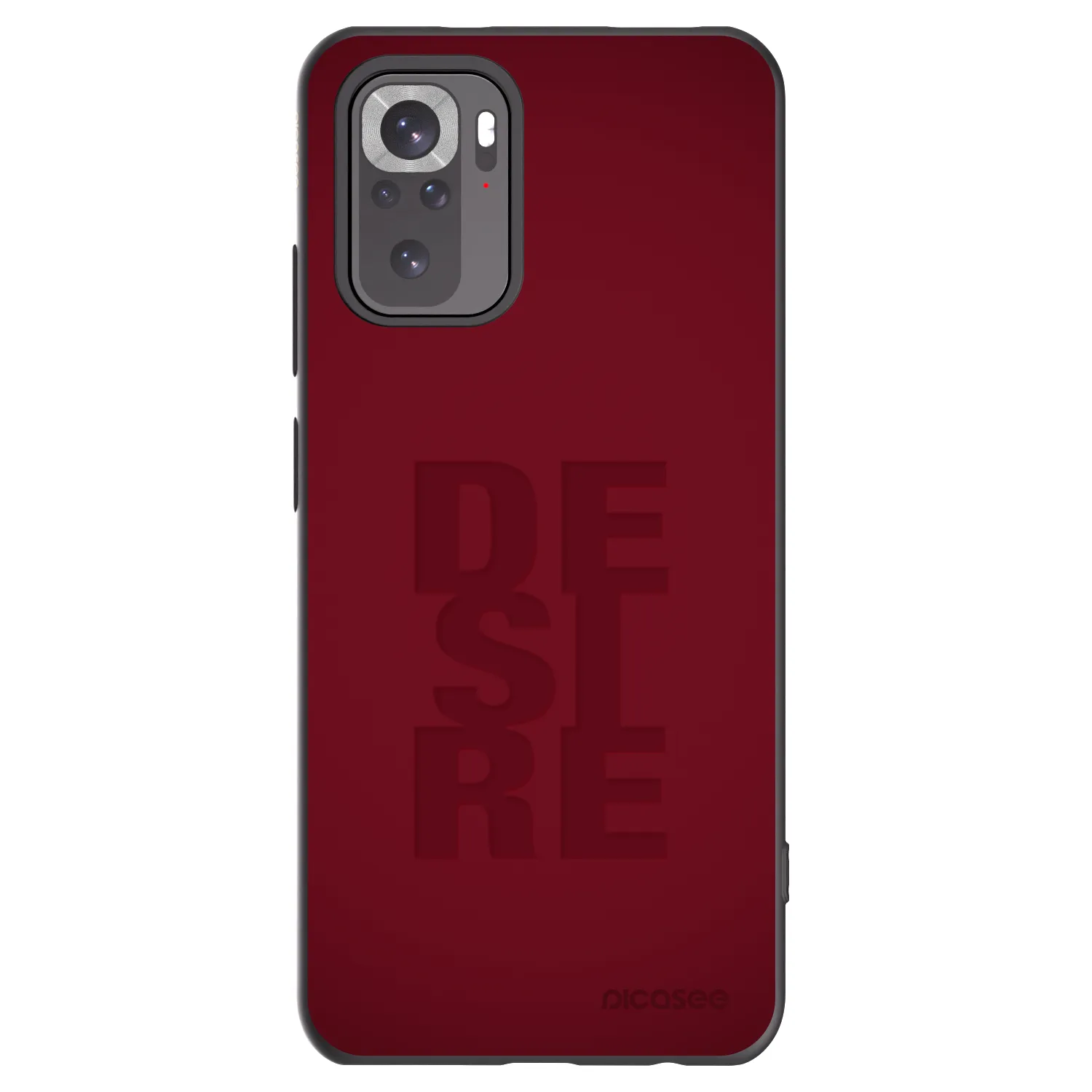 Picasee Μαύρη θήκη σιλικόνης για Xiaomi Redmi Note 11S 4G - Desire