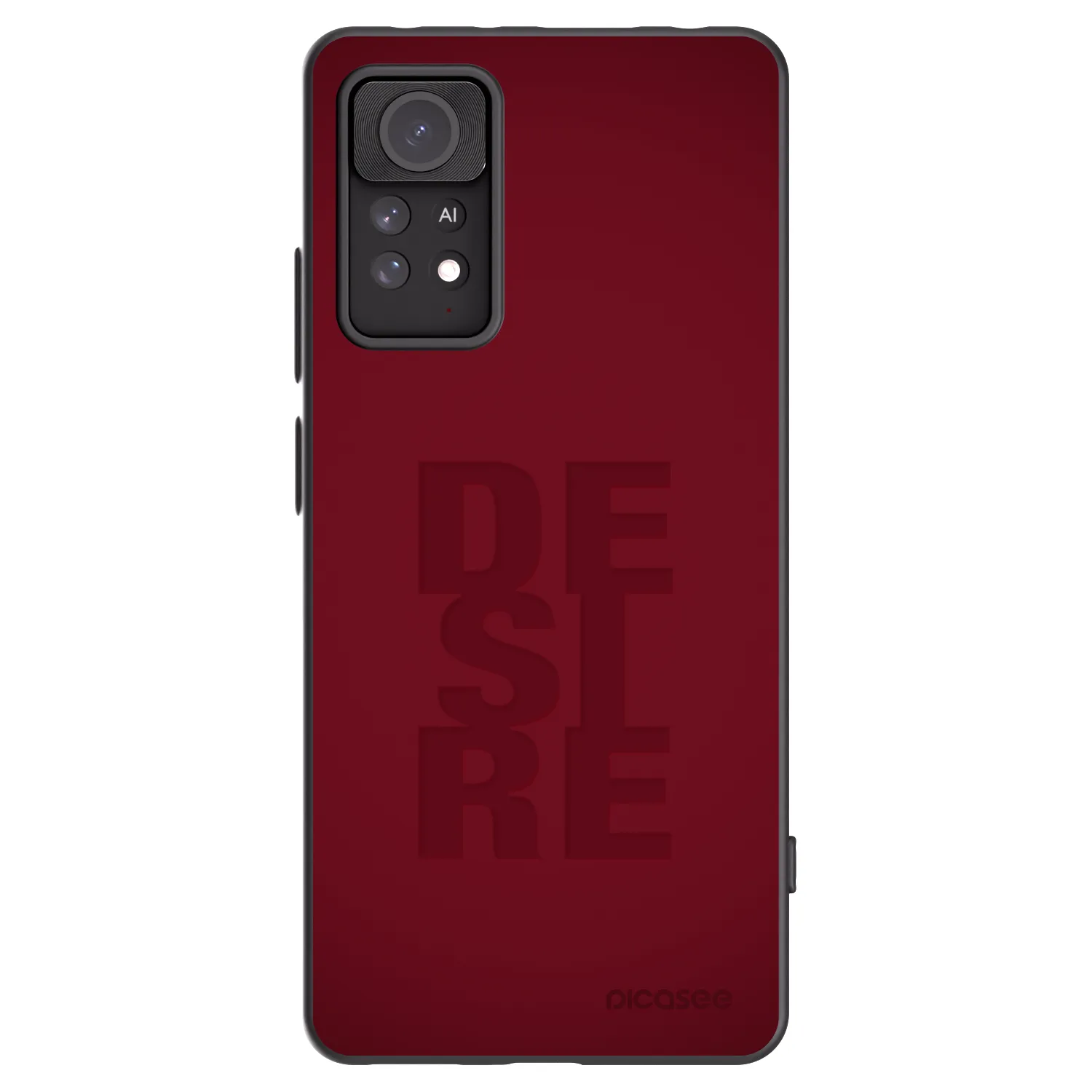 Picasee Μαύρη θήκη σιλικόνης για Xiaomi Redmi Note 11 Pro 5G - Desire