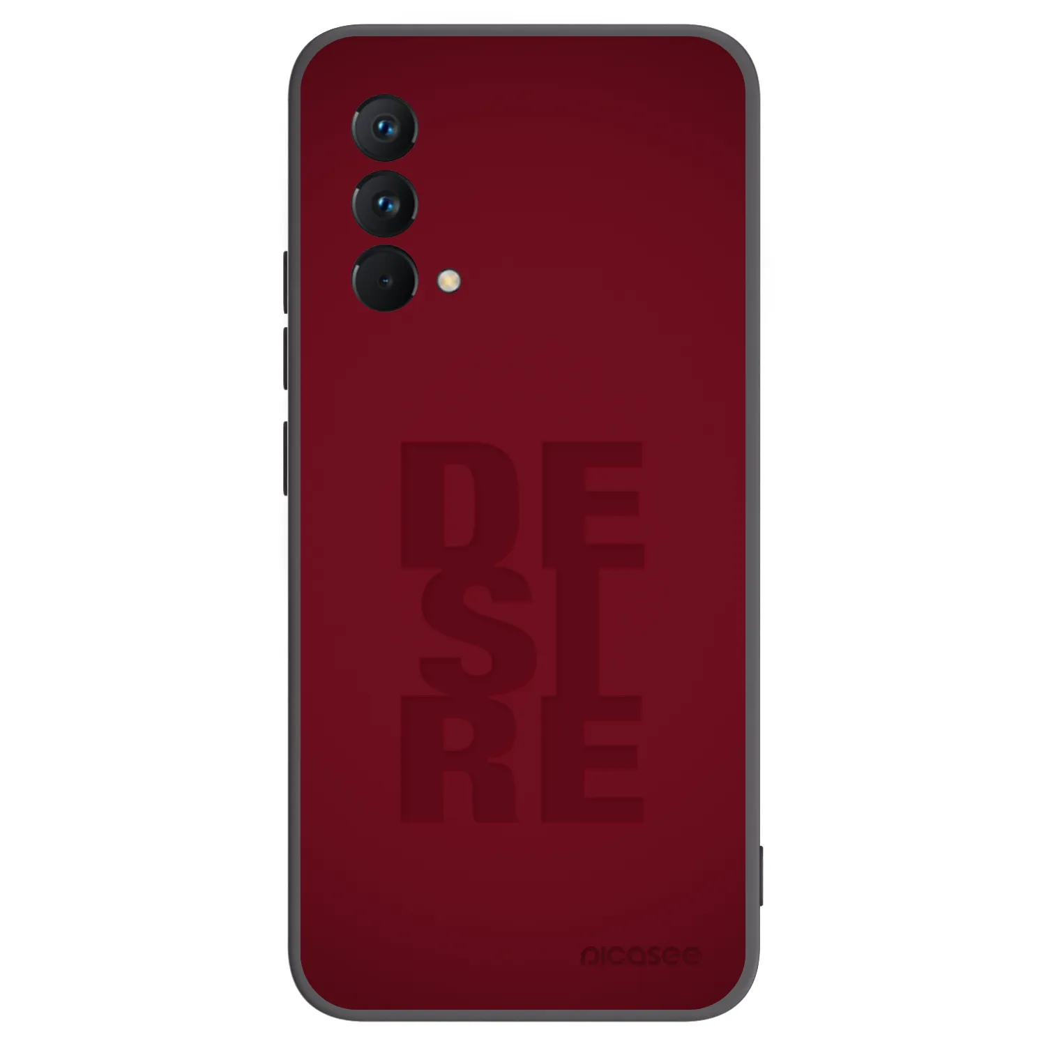 Picasee Μαύρη θήκη σιλικόνης για Realme GT Master Edition 5G - Desire