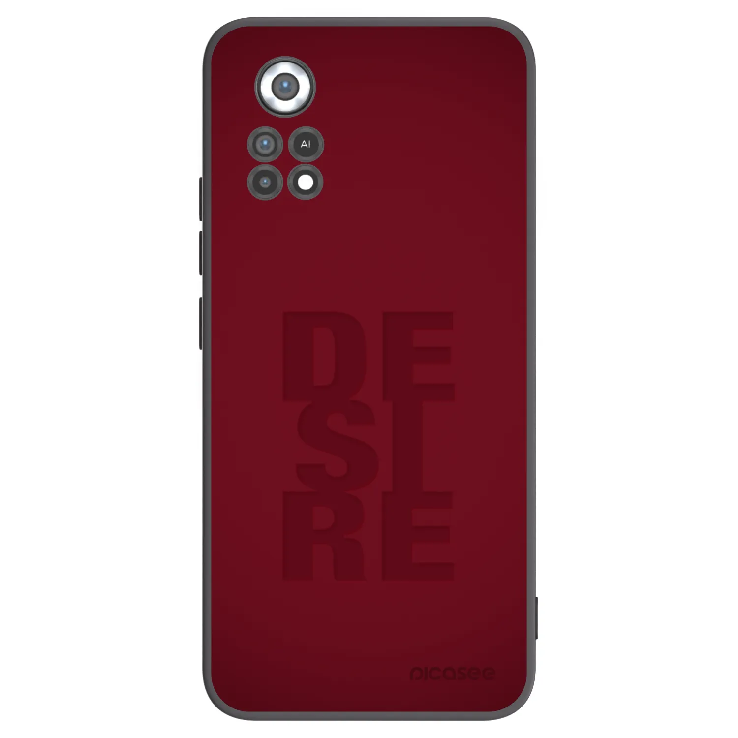 Picasee Μαύρη θήκη σιλικόνης για Xiaomi Poco X4 Pro 5G - Desire