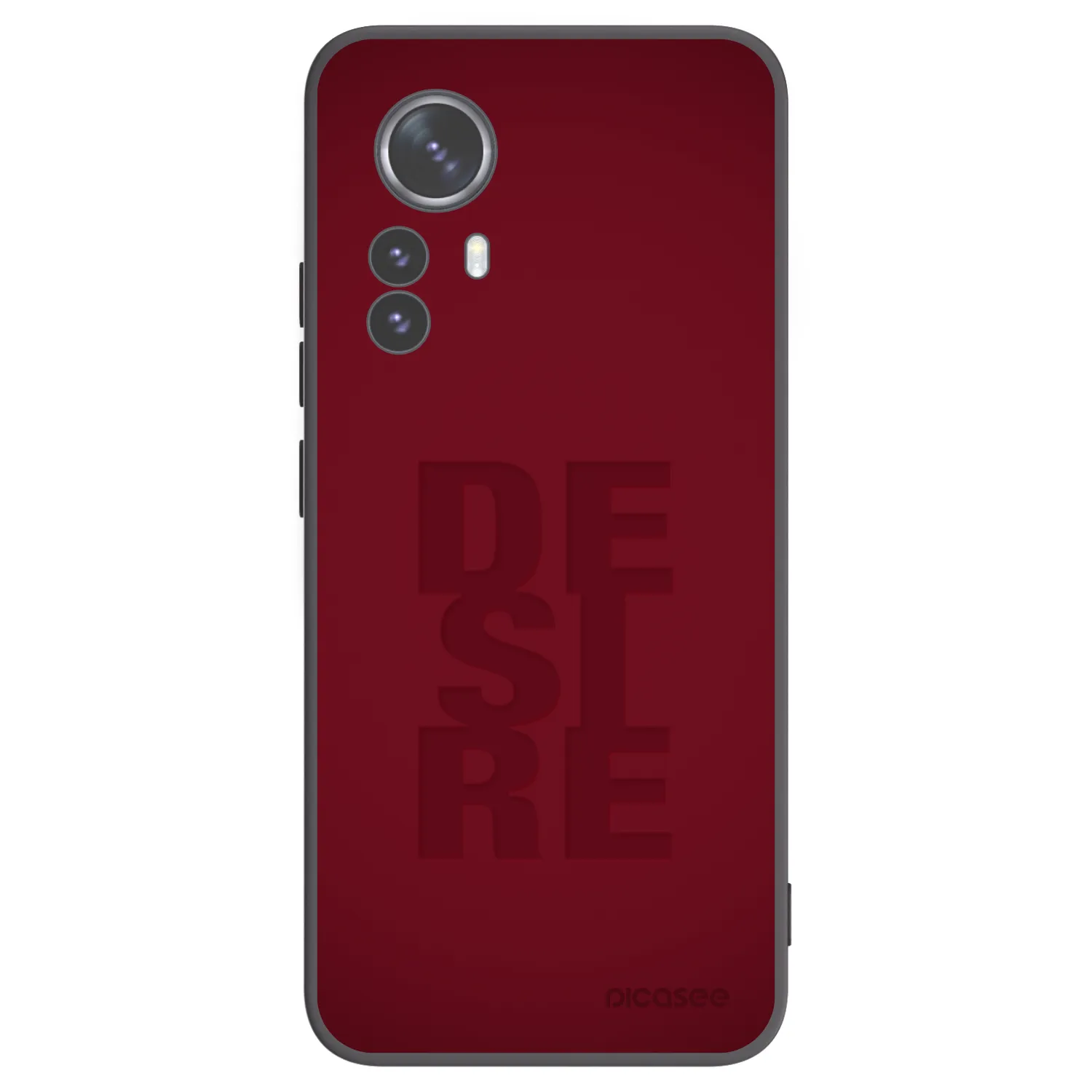 Picasee Μαύρη θήκη σιλικόνης για Xiaomi 12 Pro - Desire