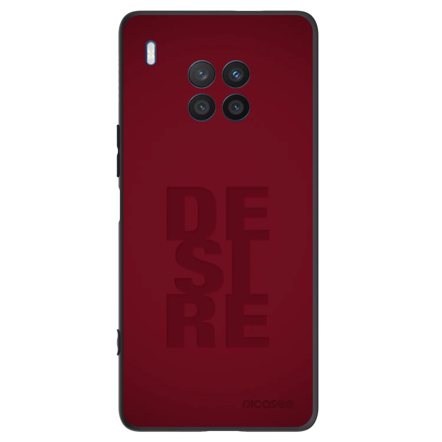Picasee Μαύρη θήκη σιλικόνης για Honor 50 Lite - Desire