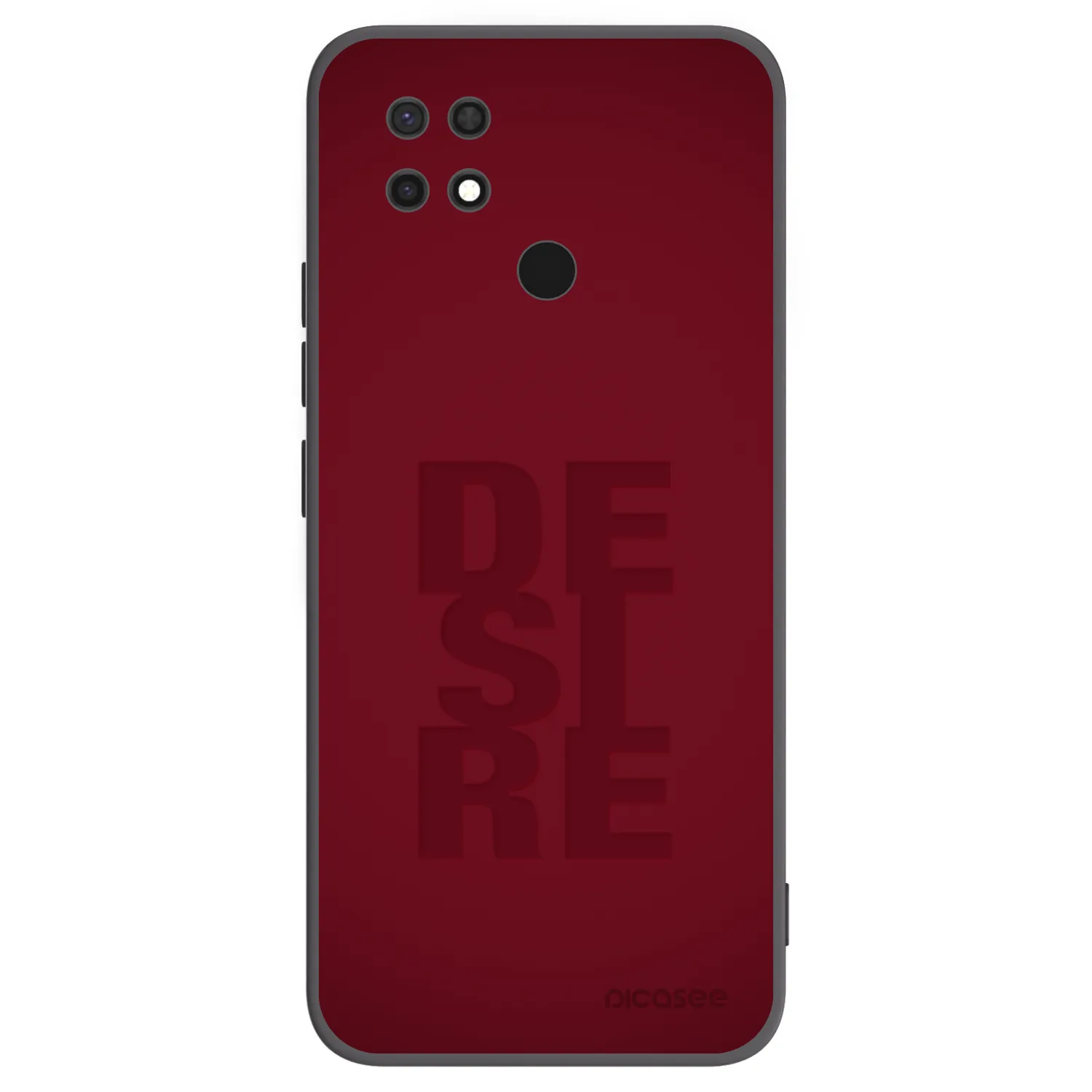 Picasee Μαύρη θήκη σιλικόνης για Xiaomi Redmi 10C - Desire